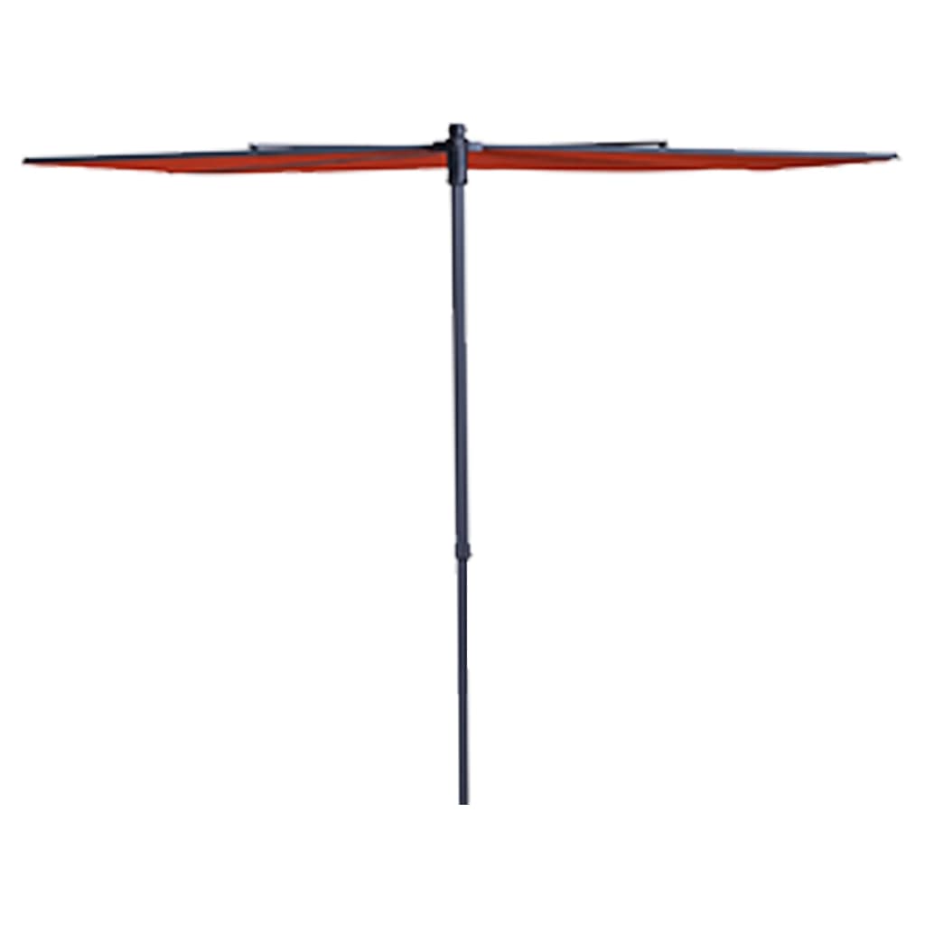 Madison Balkon Parasol Sun Wave 270x150 cm cegła czerwona
