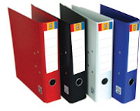 Soho ordner 8cm plastic zwart