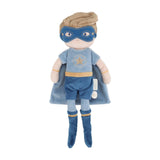 Little dutch superhero knuffelpop jim - 35 cm