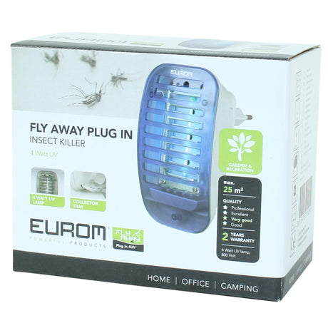 Eurom insectenkiller fly away 25m2 4w