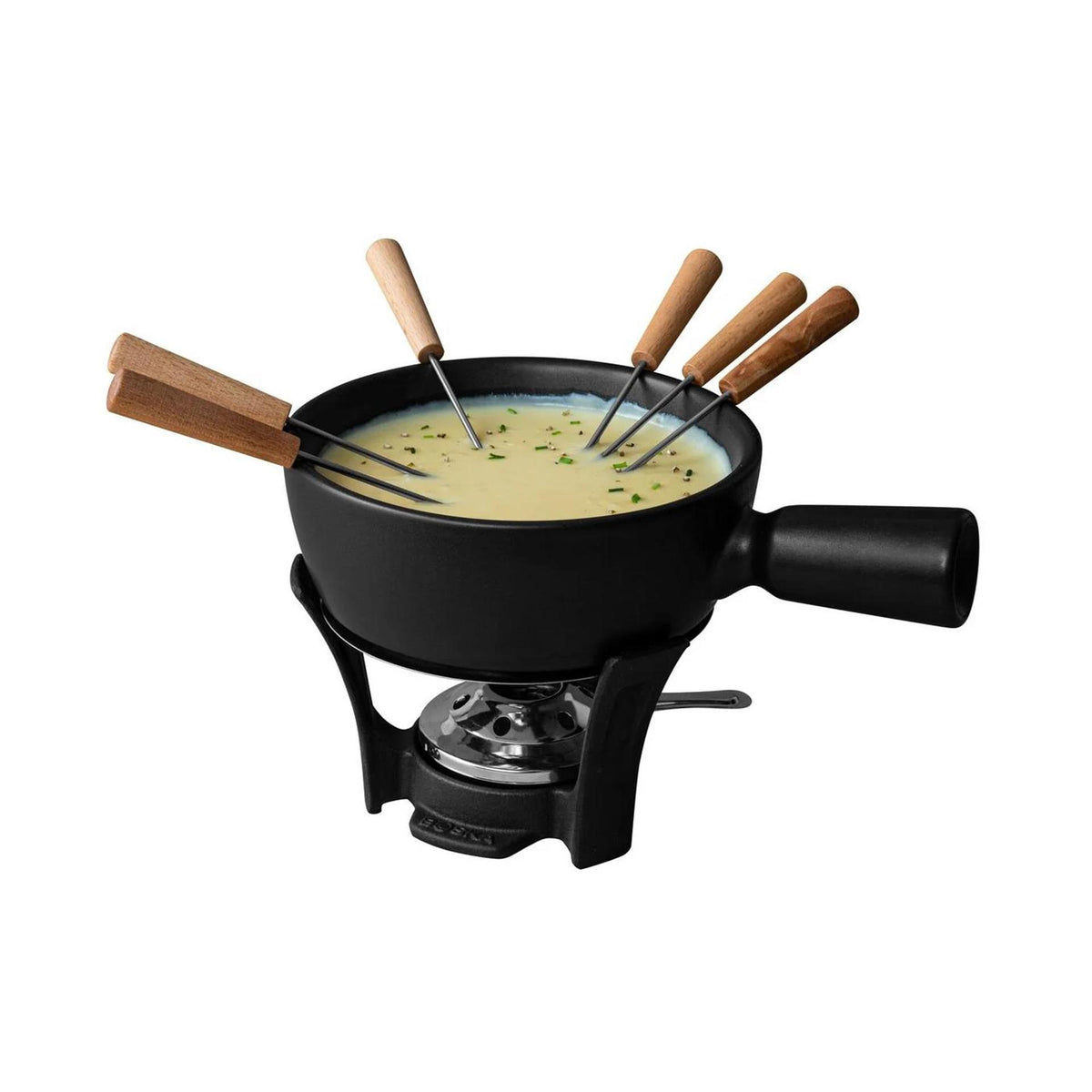 Boska nero fondueset keramiek gietijzer 1,3l
