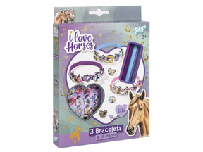 Totum i love horses bracelets