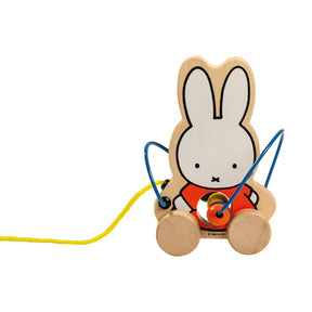 Drewniana figurka Miffy z koralikami