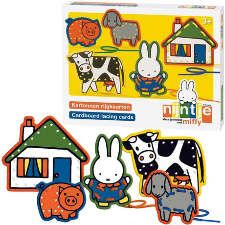 Karty Miffy nawlekane. 3+
