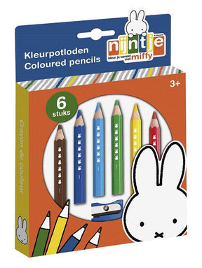 Zabawki Bambolino Drewniane kredki Miffy. 3+