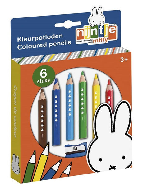 Zabawki Bambolino Drewniane kredki Miffy. 3+