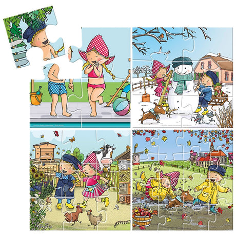 Puzzle Bambolino fien i teun 4w1 4-16 elementów