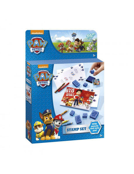 Zestaw znaczków i kolorowanek Totum Paw Patrol - zestaw do rękodzieła dla dzieci zawierający. kolorowe kredki i księga znaczków | zabawki od 3 lat dla dziewcząt i chłopców
