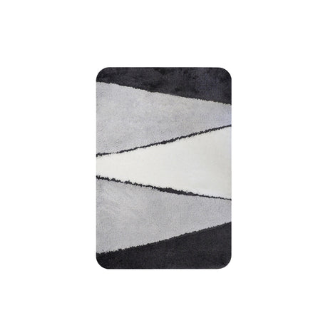Holenderska mata łazienkowa Dijon 60x90 cm szara