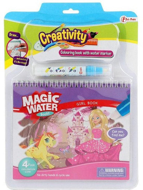 Kreatywna kolorowanka Toi-toys z wodną księżniczką z markerem