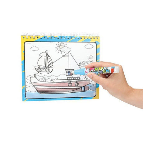 Kreatywna kolorowanka Toi-toys za pomocą pojazdu wodnego z markerem