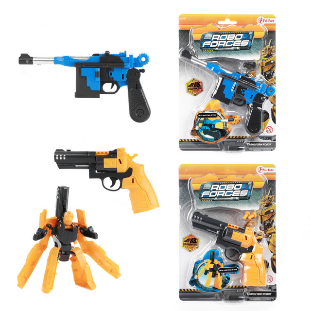 Roboforces veranderrobot -pistool- op kaart 2ass