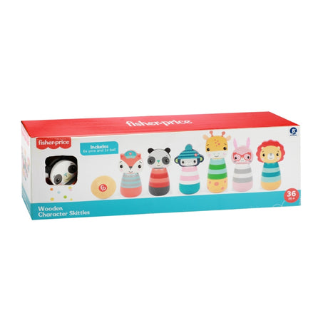 Fisher Price Houten Kegel Game Animals