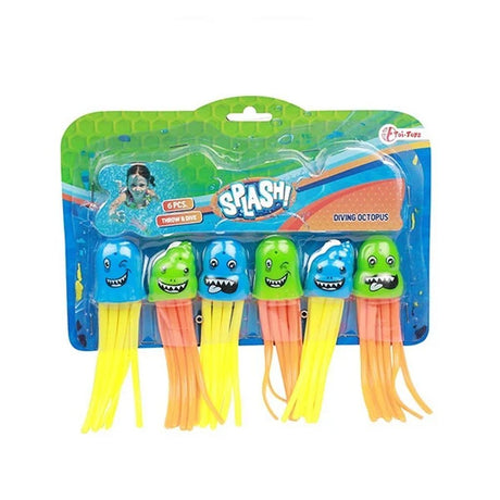 Toi-toys toi zabawki nurkujące ośmiornice, 6 sztuk na karcie