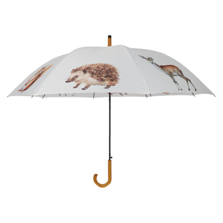 Esschert design parasol akwarela zwierzęta leśne 119,5x119,5x96,0 cm