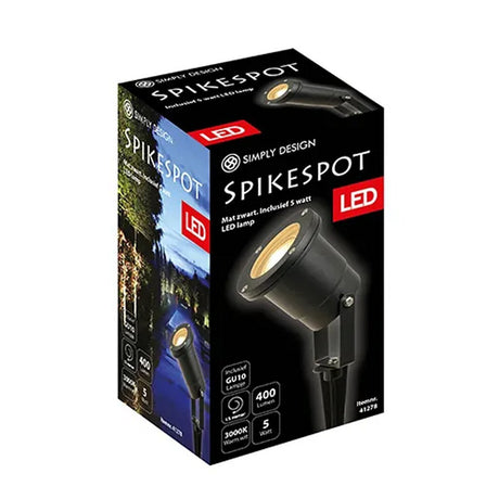 Po prostu zaprojektuj punktowy punktowy punkt świetlny LED gu10 5w 3000k czarny metal