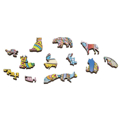 Grupa kreatywnych rzemieślników moxy drewniane puzzle jednorożec 137 elementów