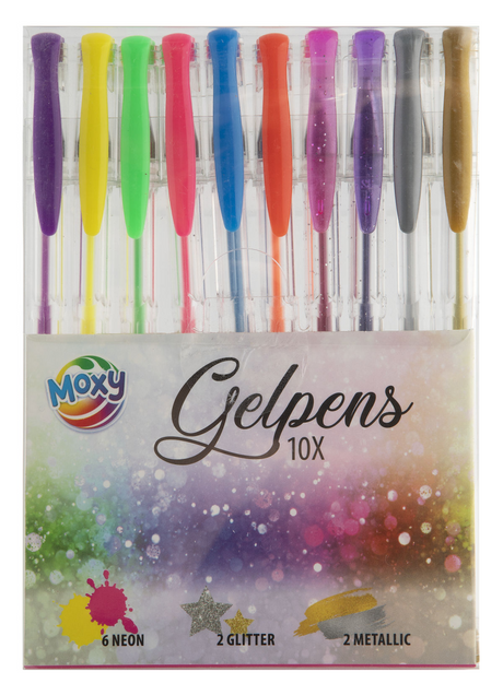 Moxy gelpennen 10 stuks