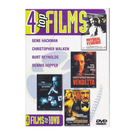 Podstawowe DVD 4 najlepsze filmy, dowody fizyczne, zemsta, które są podejrzane