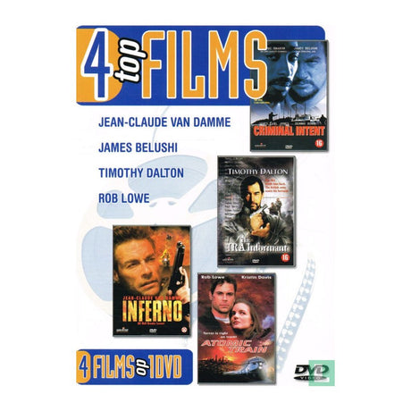 Podstawowe DVD 4 najlepsze filmy kryminalne zamiary ira informator piekło atomowy pociąg