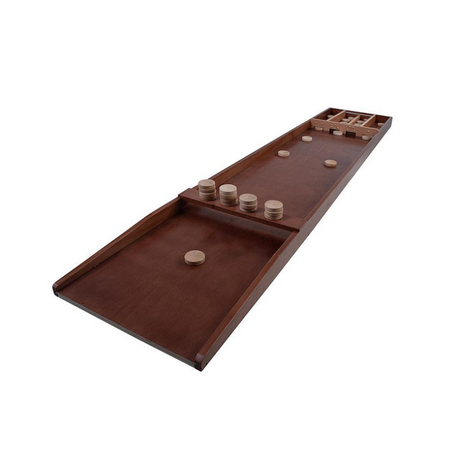 Deskorolka wyczynowa Longfield 200 cm – drewno bukowe – w tym 30 desek – shuffleboard drewniana ze sklejki do meczów domowych –