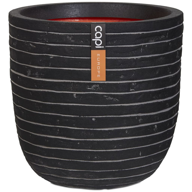 Capi Flowerpot Nature Row 54x52 cm antracyt WFD935