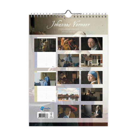 Kalendarz urodzinowy Comello Johnnes Vermeer a4