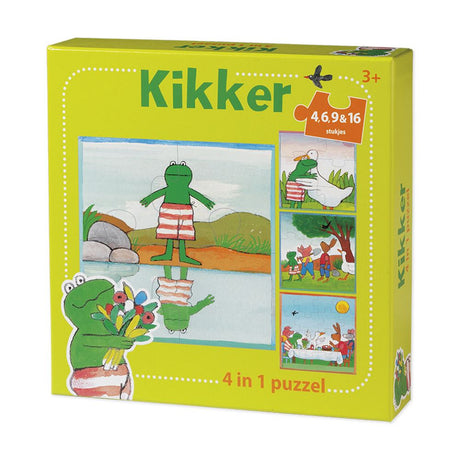 Puzzle żaba Bambolino 4 w 1. 3+