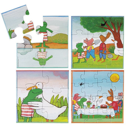 Puzzle żaba Bambolino 4 w 1. 3+