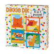 Bambolino dikkie dik puzzle 4 w 1. konfetti 3+