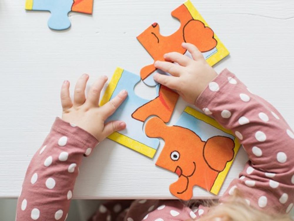 Bambolino dikkie dik puzzle 4 w 1. konfetti 3+