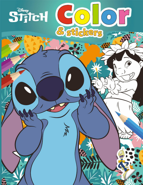 Zarezerwuj specjalne kolorowanki i naklejki Holandia bv Stitch