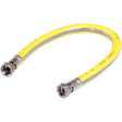 Wąż gazowy Raminex 150cm stal nierdzewna-flex-PVC