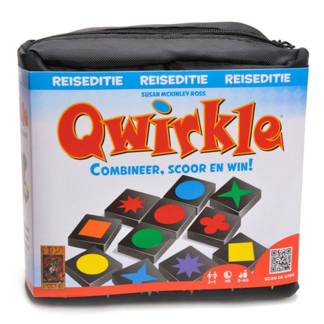999 gier 999 gier - qwirkle - edycja podróżnicza - gra planszowa - zdobyła ponad 15 nagród w grach od 2007 roku - gra rodzinna - gra planszowa - gra edukacyjna - mały upominek - zasady w NL i FR