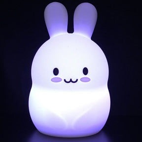 Duża silikonowa lampka nocna królik. 1+