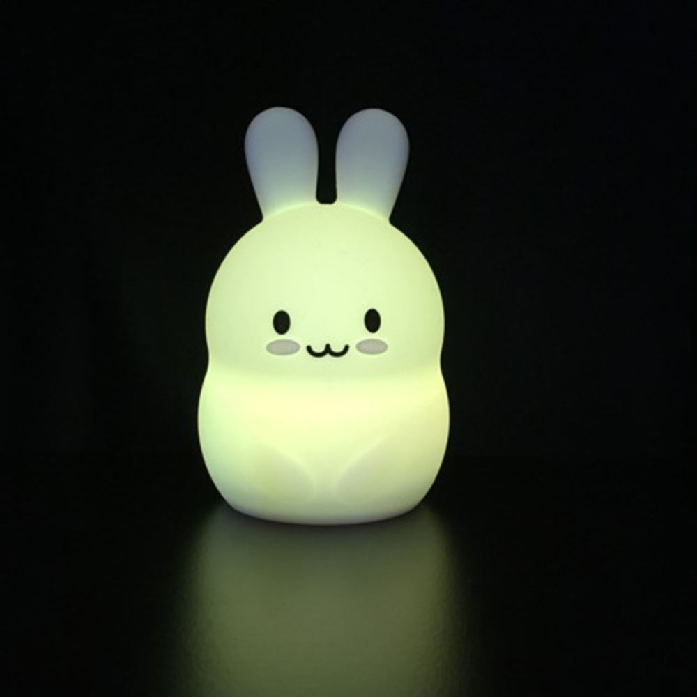 Duża silikonowa lampka nocna królik. 1+