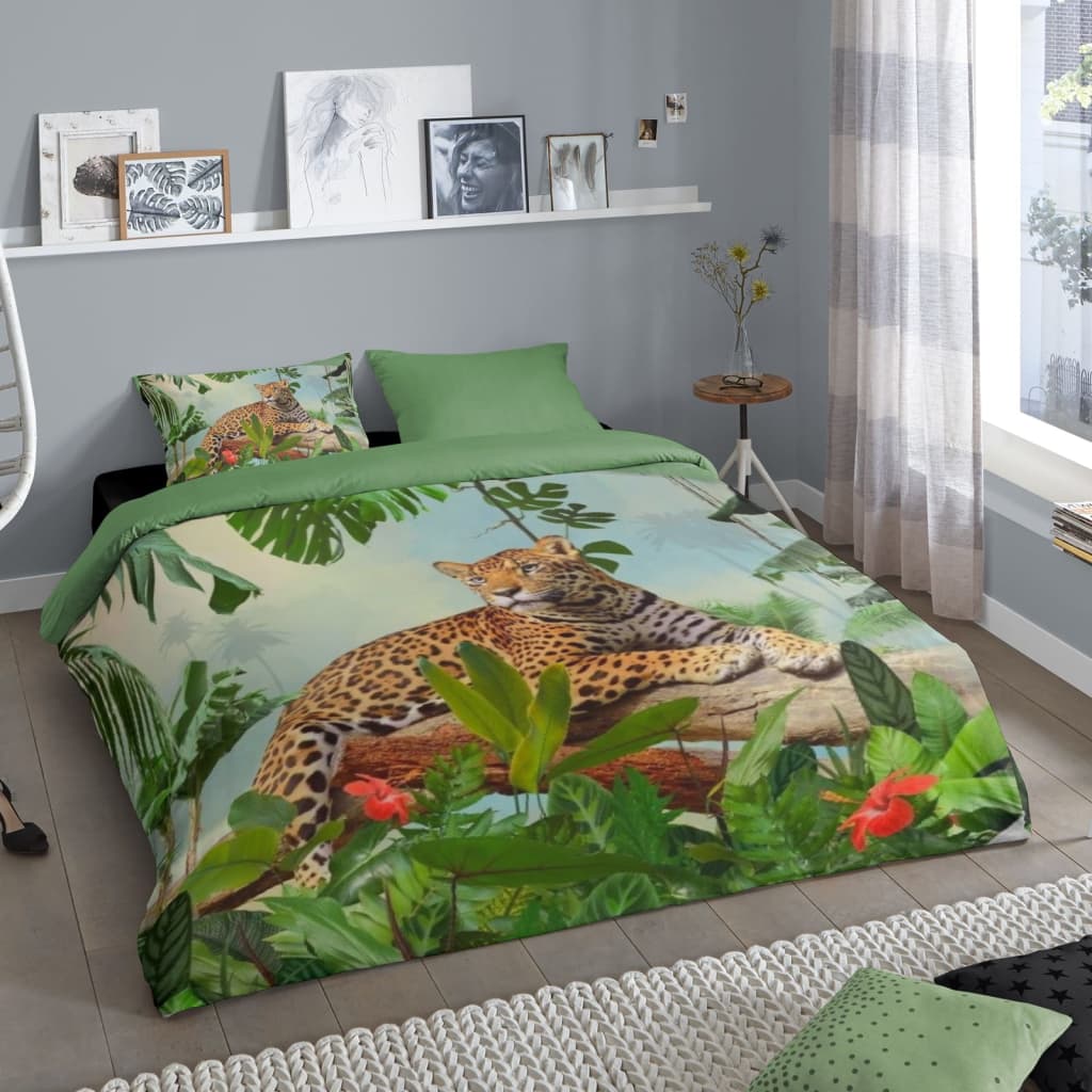 Dzień dobry w dżungli Duvet Cover 240x200 220 cm Multi -colored