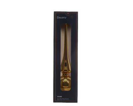 Decoris szkło z daszkiem w kolorze jasnego złota śr. 6x26cm