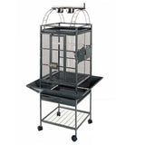 Strong Parrot Cage Villa Helios 46x46x149 cm Silver Grey 93016