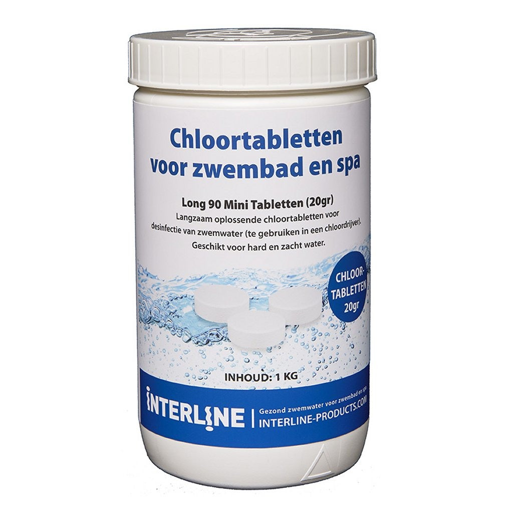 Interline basen 20 gramów chlor w tabletkach 1 kg
