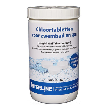 Interline basen 20 gramów chlor w tabletkach 1 kg