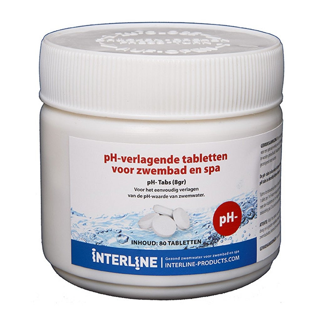 Interline Tabletki pH-minus 80 sztuk