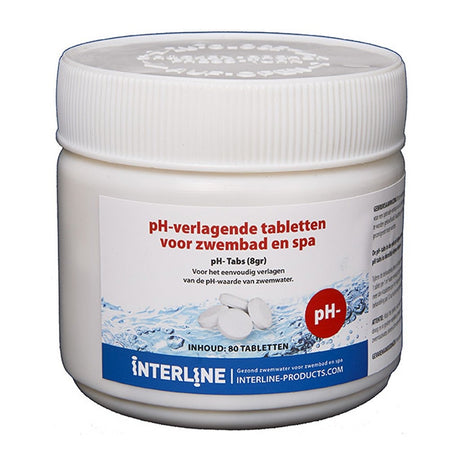 Interline Tabletki pH-minus 80 sztuk