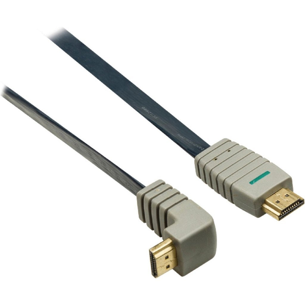 Kabel płaski Bandridge BVL1372 High Speed HDMI 270 stopni, pozłacany, 2 m