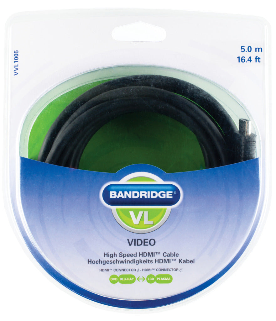 Bandridge Bandridge Vvl1005 Szybki kabel HDMI 5,0 M