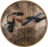 Zegar ścienny Nextime ne-3230 Tropica ø40 z drewna