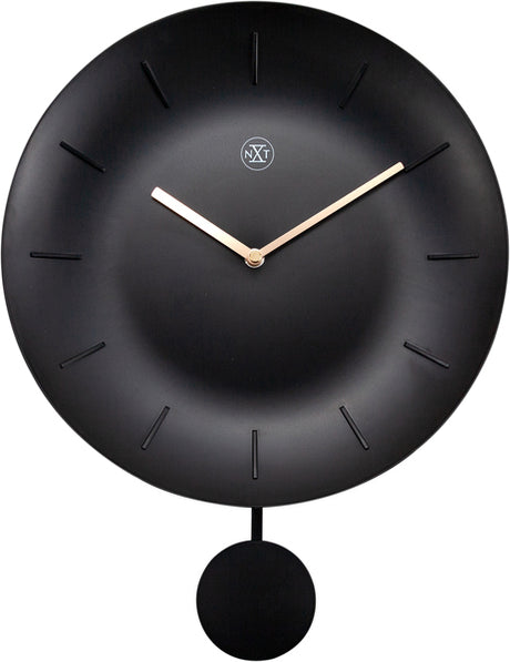 Zegar ścienny Nexttime nx-7339zw nxt misa ø 30 cm czarny