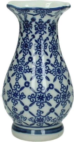 Kersten Kersten Wazon Porcelanowy Niebieski 8x8x15cm
