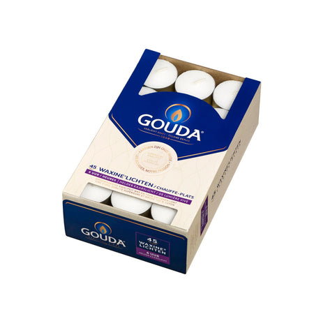 Podgrzewacz Gouda pali się 6 godzin w pudełku 45 sztuk