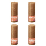 Bolsius Bolsius Stollen Shine 4 St Rustiek 190x68 mm przyprawowy brąz